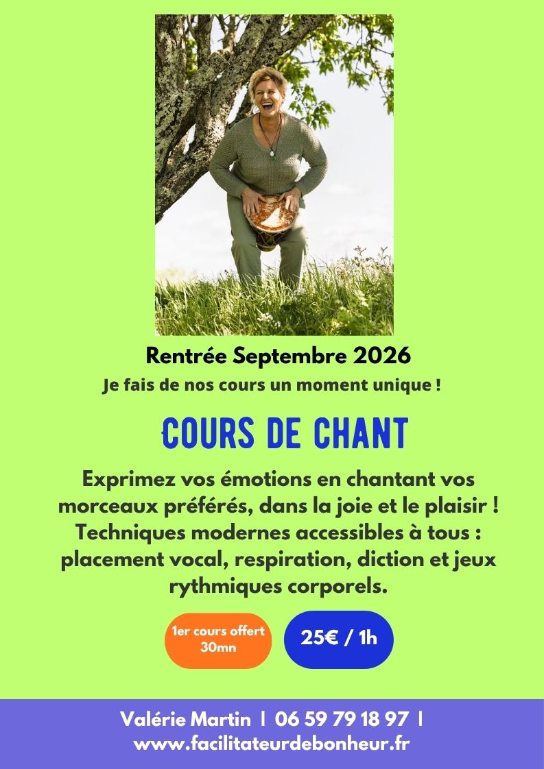 Cours de Chant Thérapeutique à Toulouse